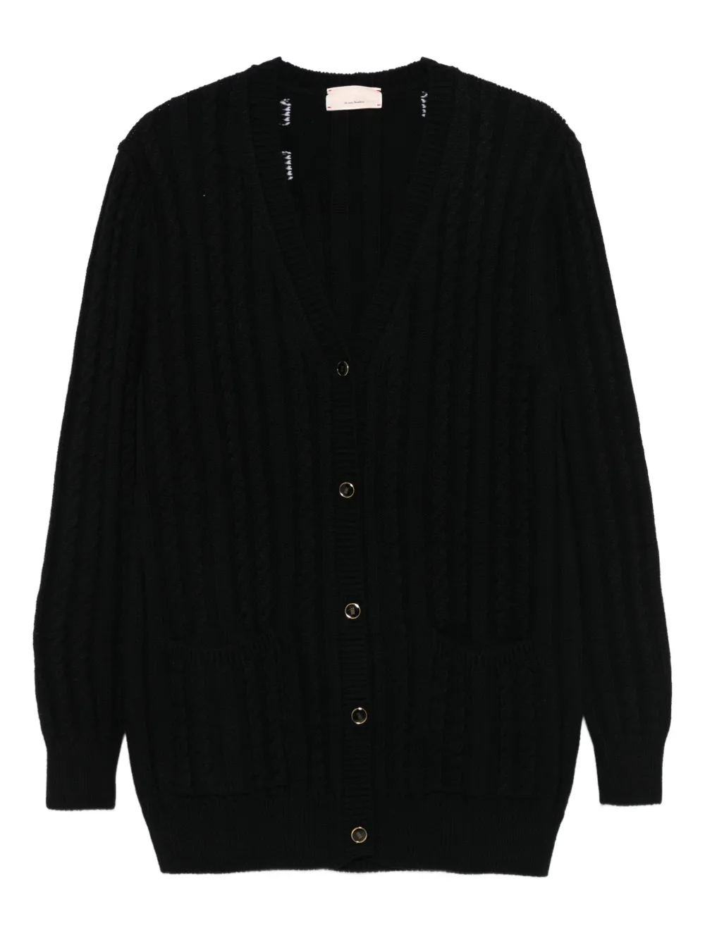 Elisabetta Franchi La Mia Bambina button cardigan | Black | Image 1