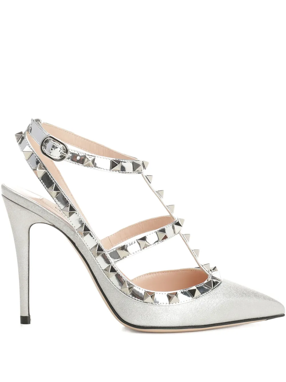 Valentino Garavani 100mm Rockstud pumps Grey