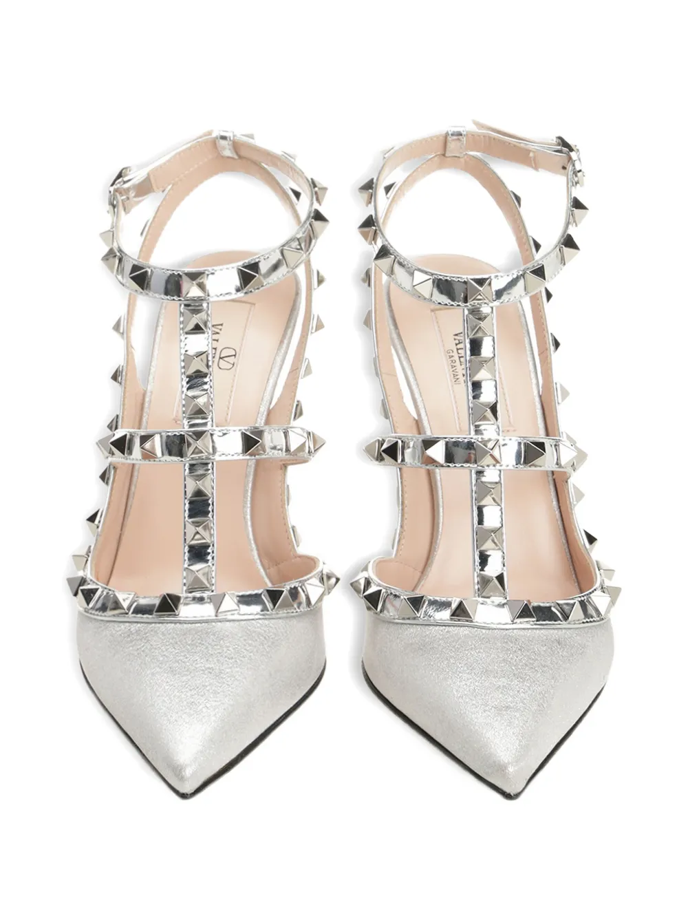Valentino Garavani 100mm Rockstud pumps Grey