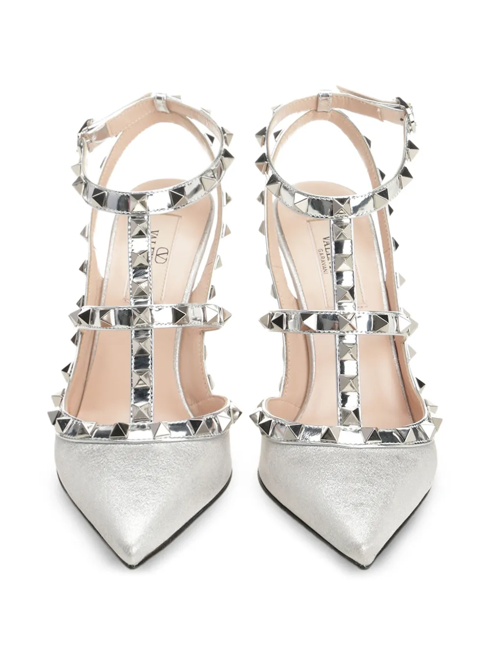 Valentino Garavani 100mm Rockstud pumps Grey