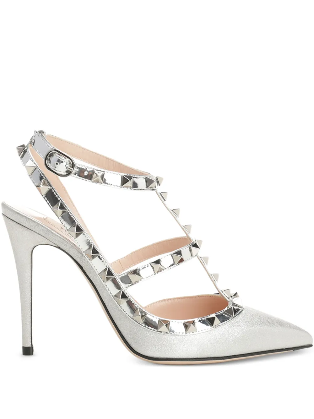Valentino Garavani 100mm Rockstud pumps Grey