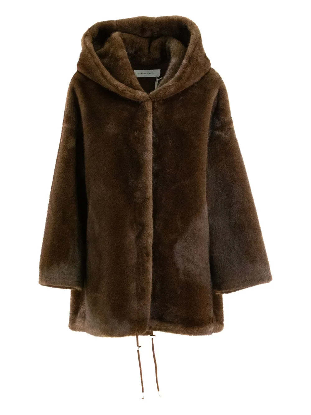 Bully Hooded Coat In Brown