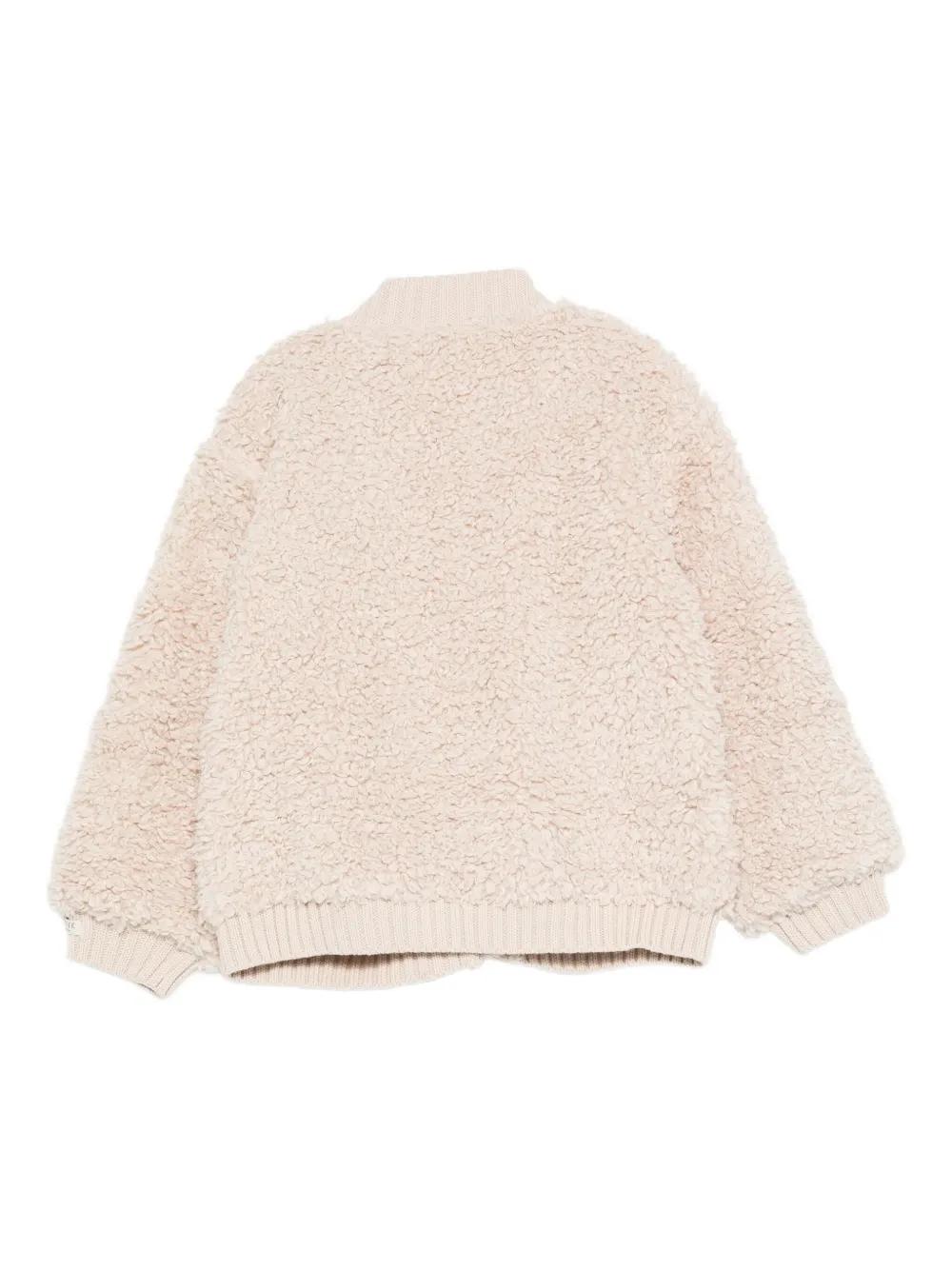Donsje Olaan teddy-textured cardigan | Girls Cardigans | Image 2