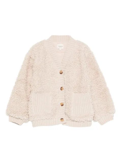 Donsje Olaan teddy-textured cardigan