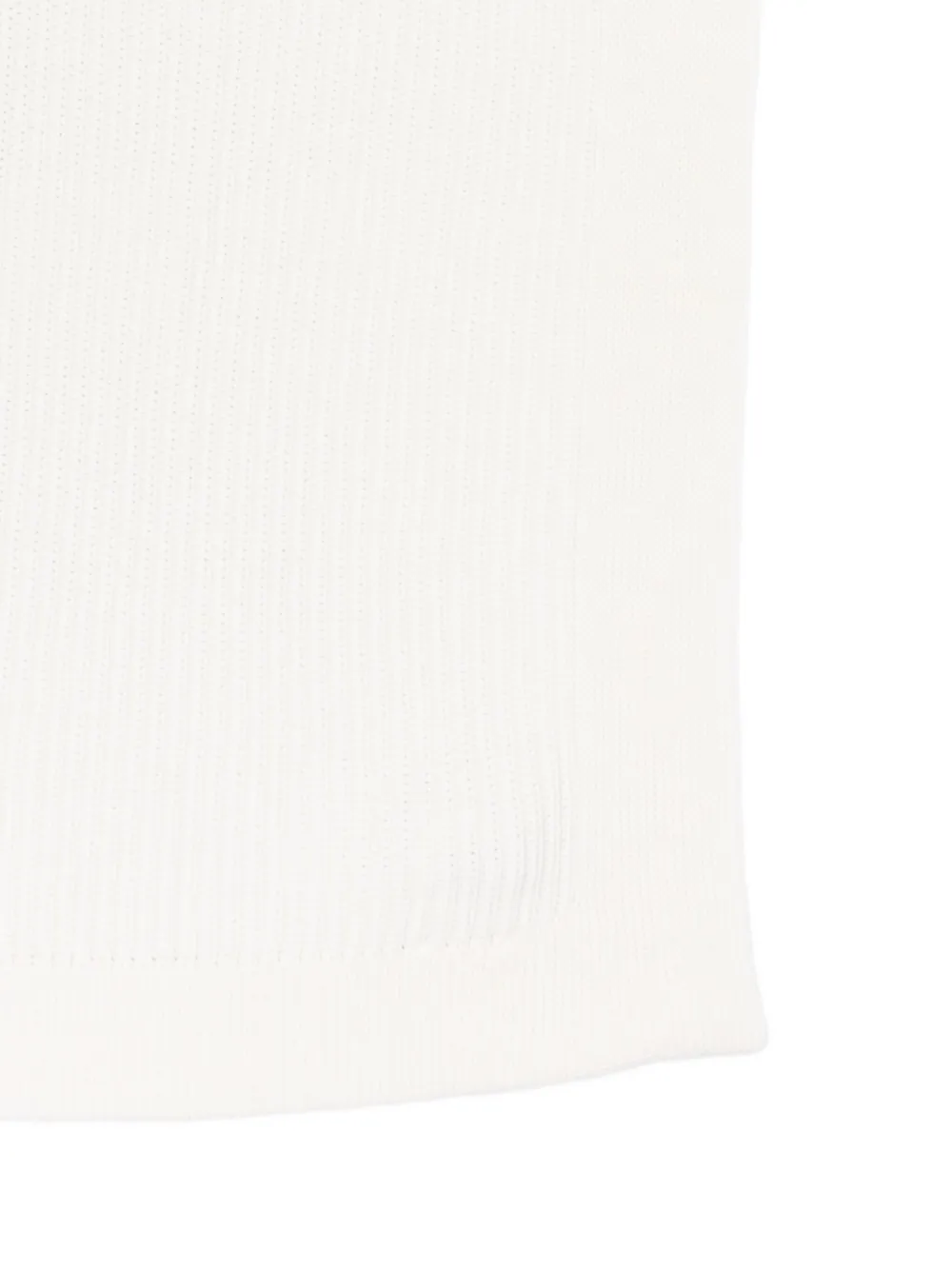 Elisabetta Franchi La Mia Bambina Ribbed Logo Sleep Bag In White