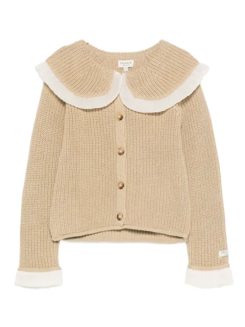 Donsje ruffled-collar cardigan