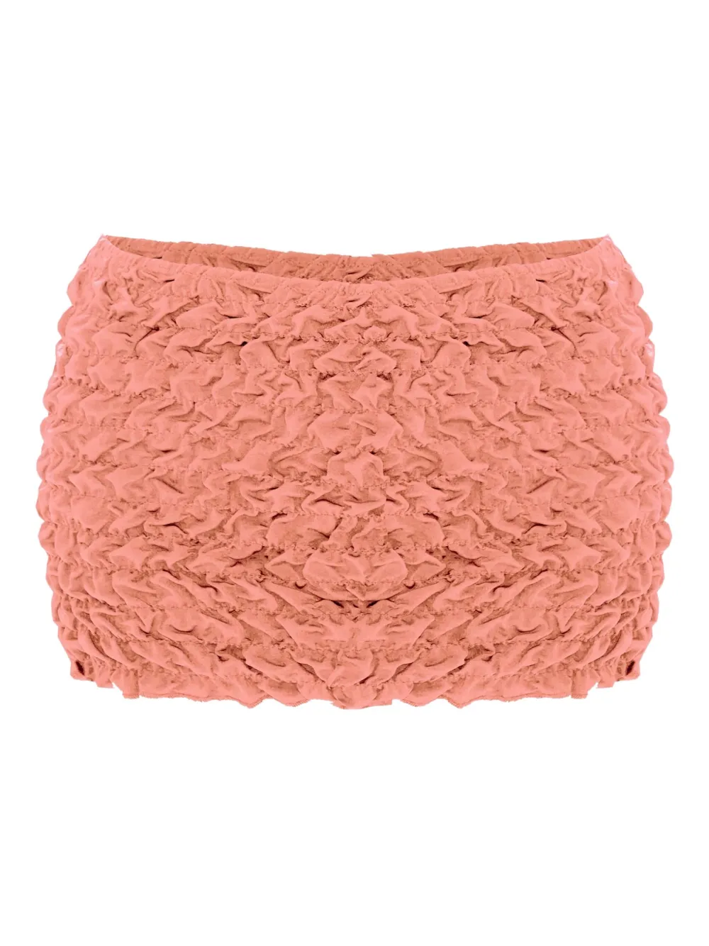 Selia Richwood Lia textured mini beach skirt - Rosa
