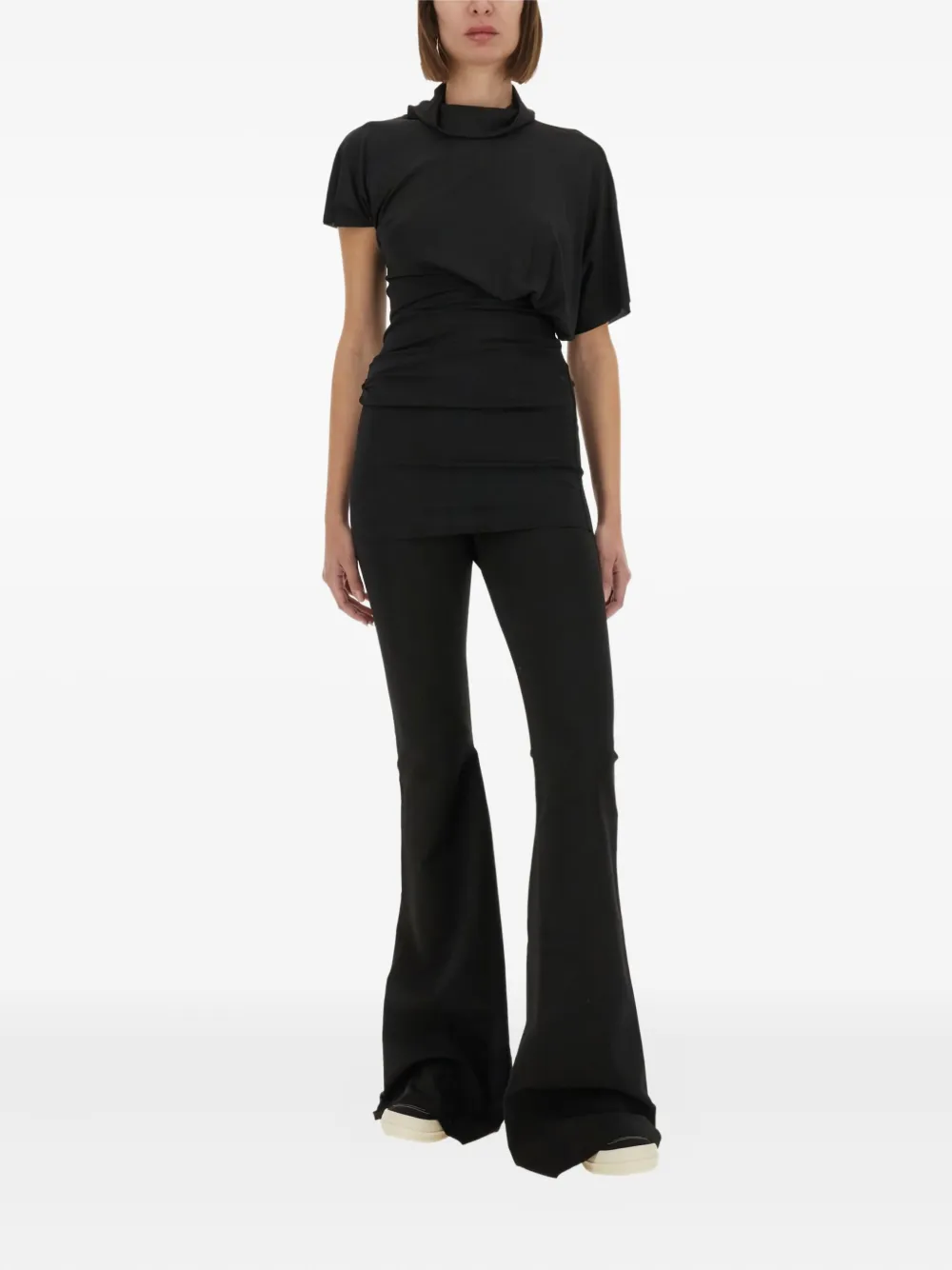 Rick Owens Lilies turtleneck asymmetric-sleeves top | Shirts | Image 2