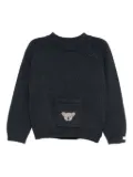 Donsje koala-pocket sweater - Blue