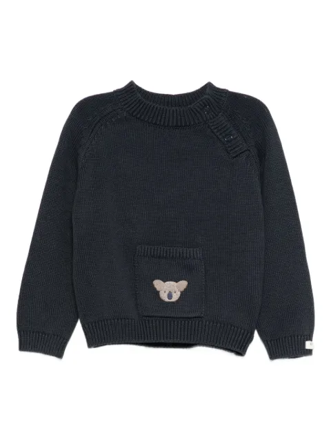 Donsje koala-pocket sweater