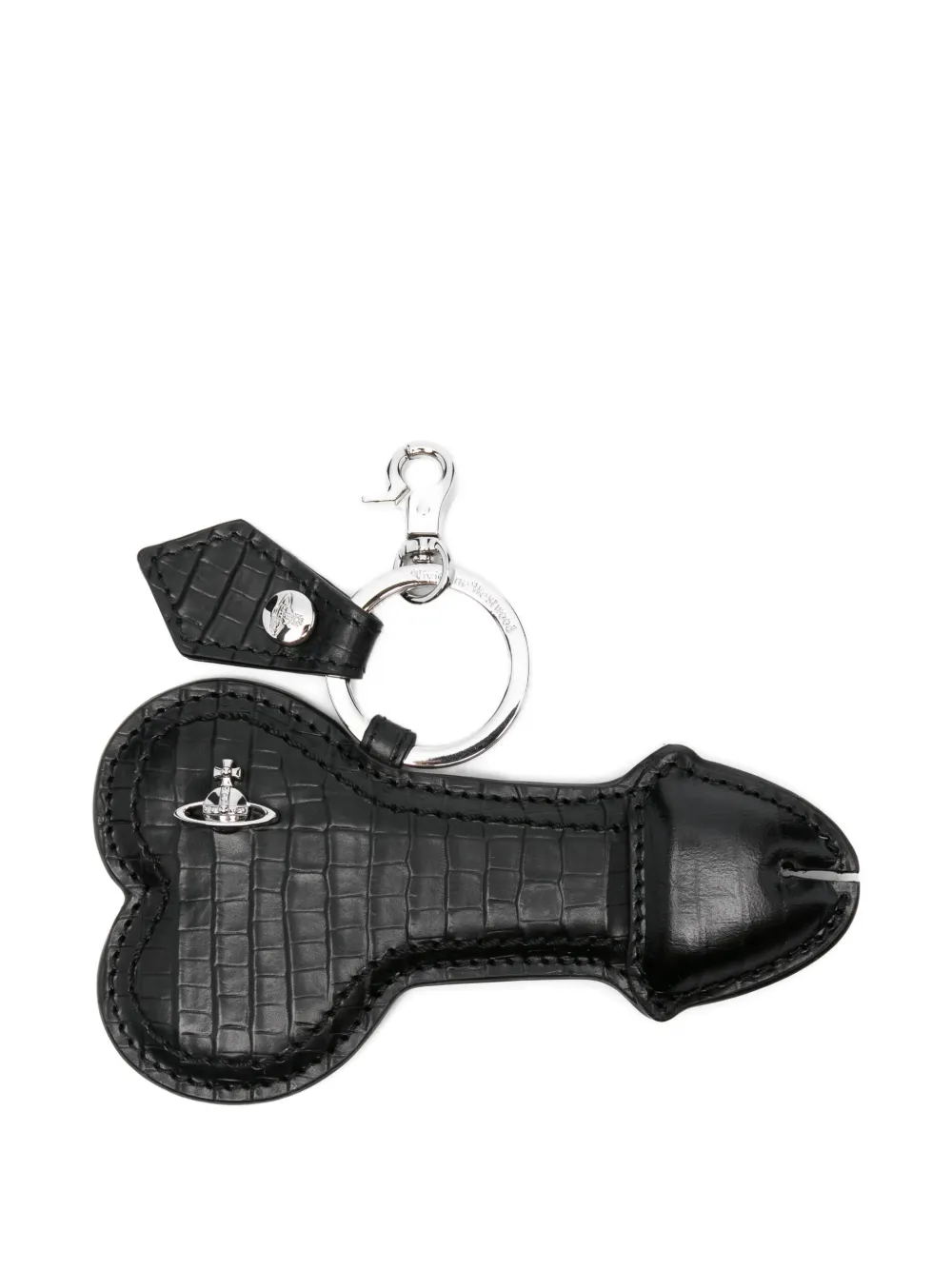 Vivienne Westwood Bell End leather keyring | 黑色 | Image 1
