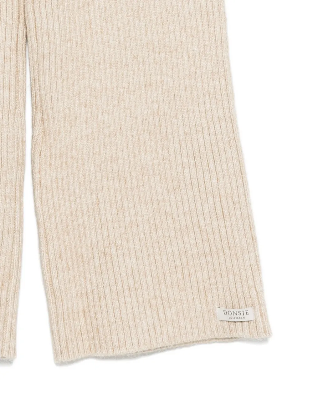 Donsje Yven Ribbed Trousers In Brown