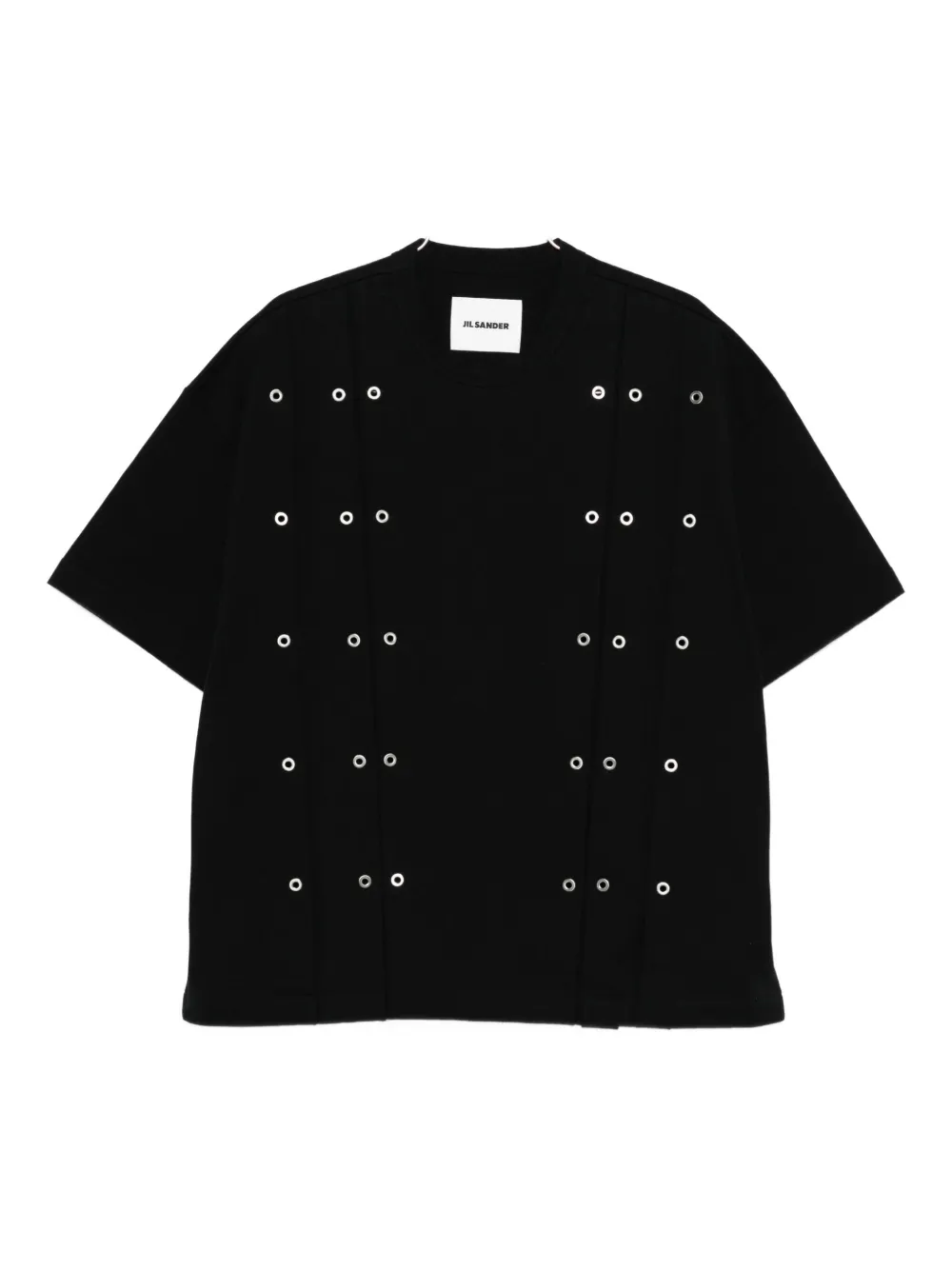 m*#様 【週末値下げ】 JIL SANDER カットソー黒（XS/S）定価22 Jil Sander logo-print T-shirt | Black | FARFETCH