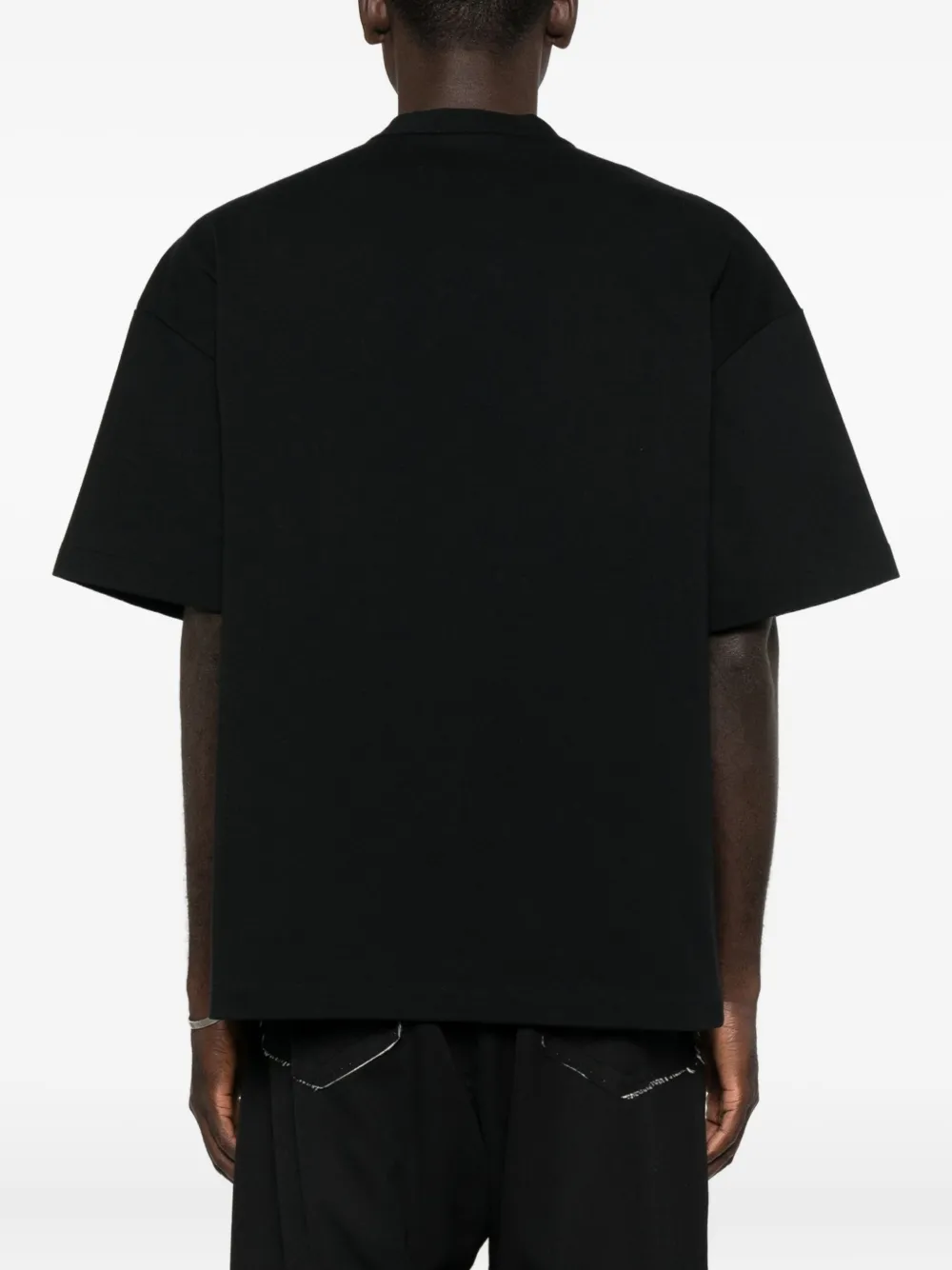 Jil Sander T-shirt met ringlets Zwart