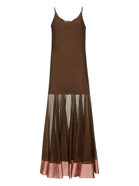 FENDI sleeveless maxi dress