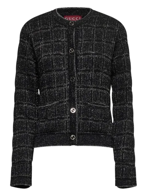 Gucci interlocking-G check cardigan