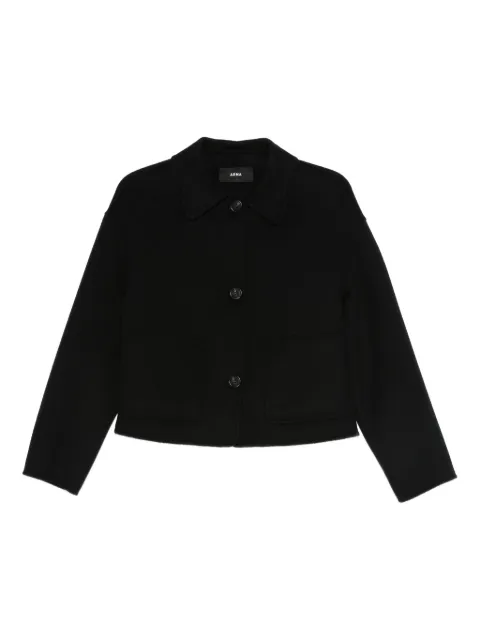Arma polo-collar wool jacket