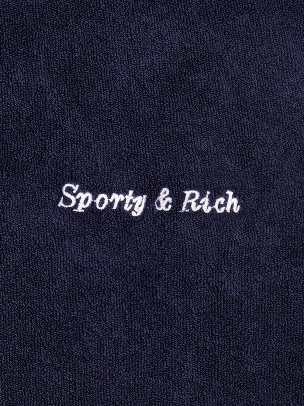 Sporty & Rich Eden Script shorts Blauw