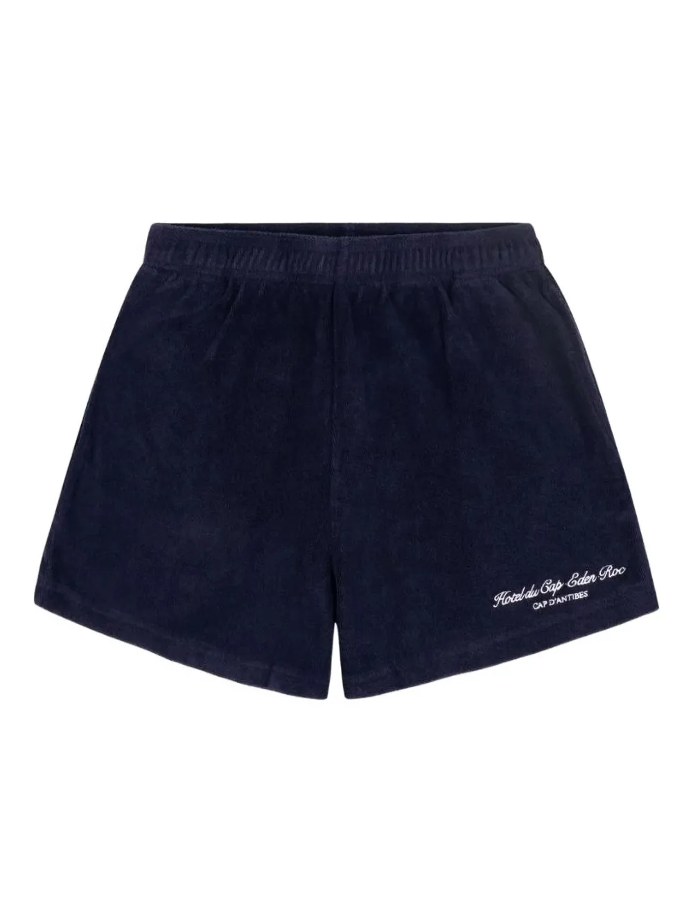 Sporty & Rich Eden Script shorts | Blue | Image 1
