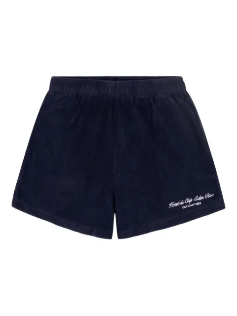 Sporty & Rich Eden Script shorts