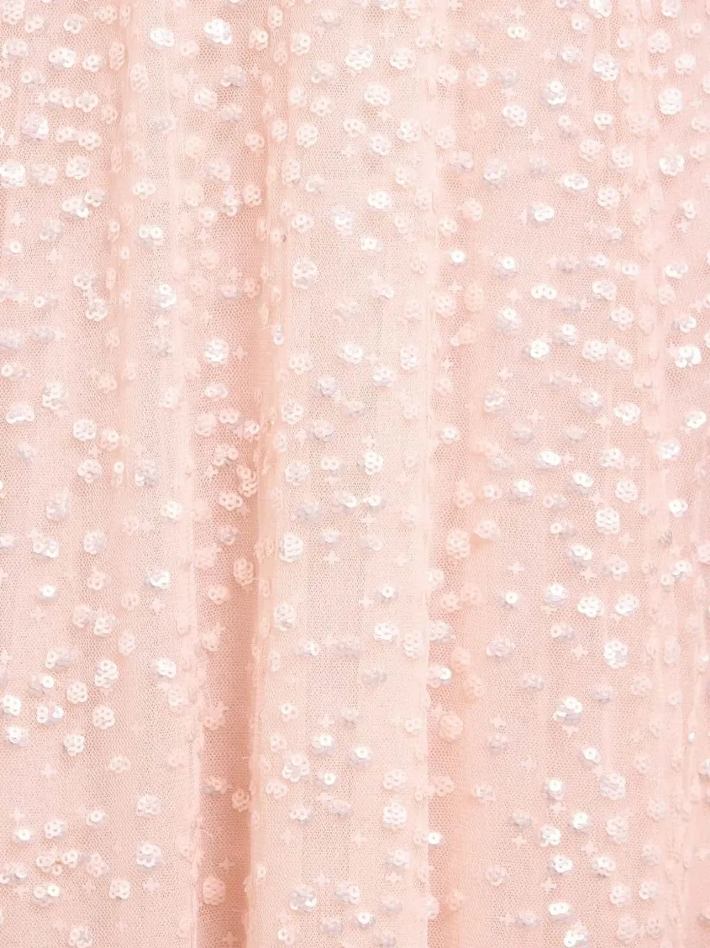 Needle & Thread Sequin-embellished Long-sleeve Dress In Pink
