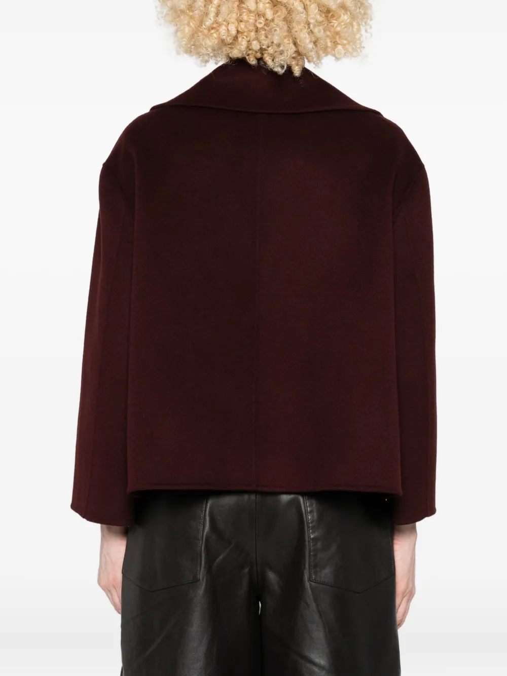 Arma Manila wollen jack met dubbele rij knopen Rood