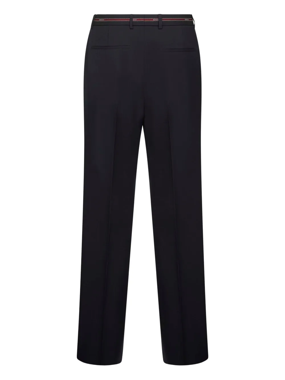 Gucci belted wool trousers - Zwart