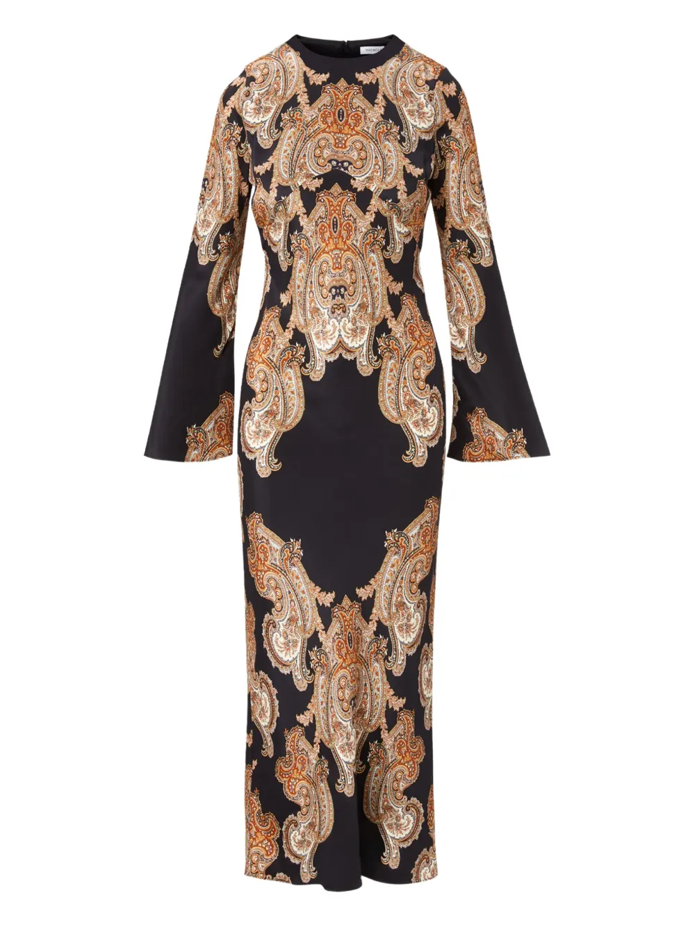 Veronica Beard Lupita paisley-print flared dress | Black | Image 1
