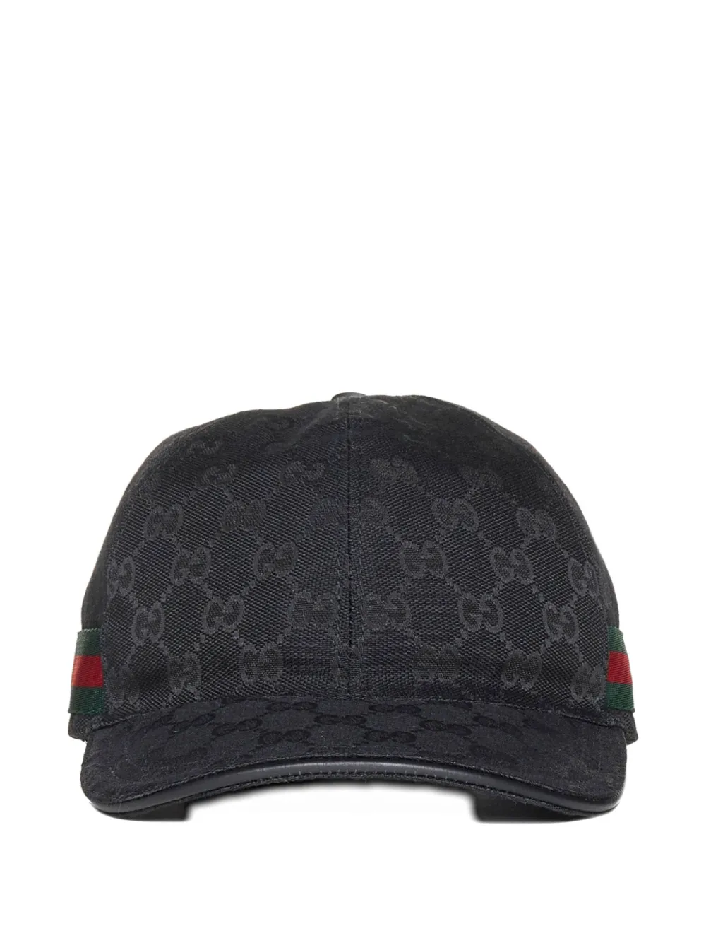 Gucci monogram-canvas baseball cap | Black | Image 1