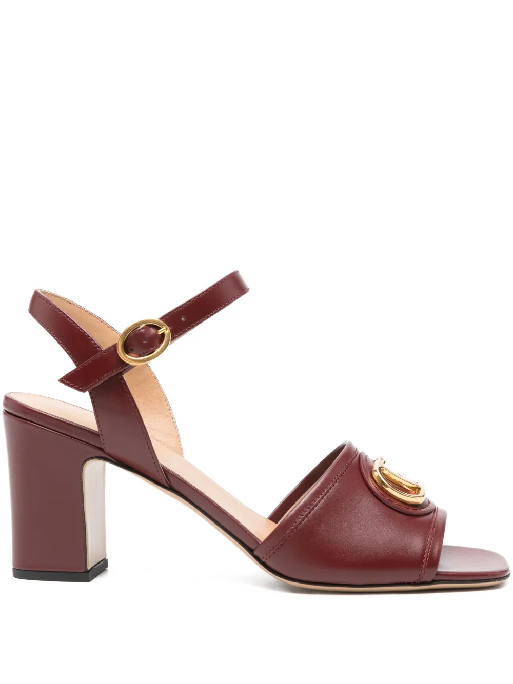 Valentino Garavani VLogo heeled sandals Red