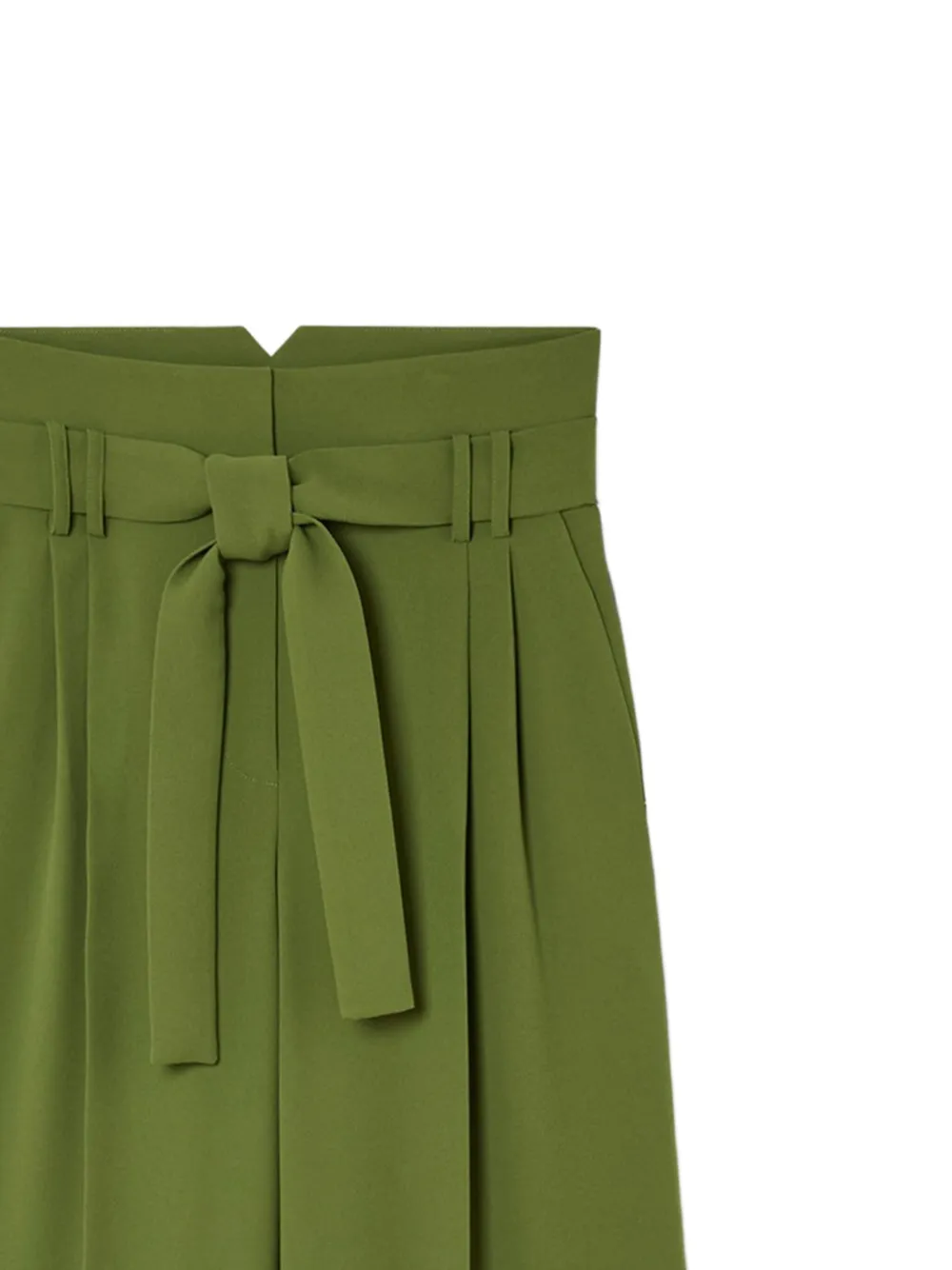 Tara Jarmon Pantalon met ceintuur - Groen