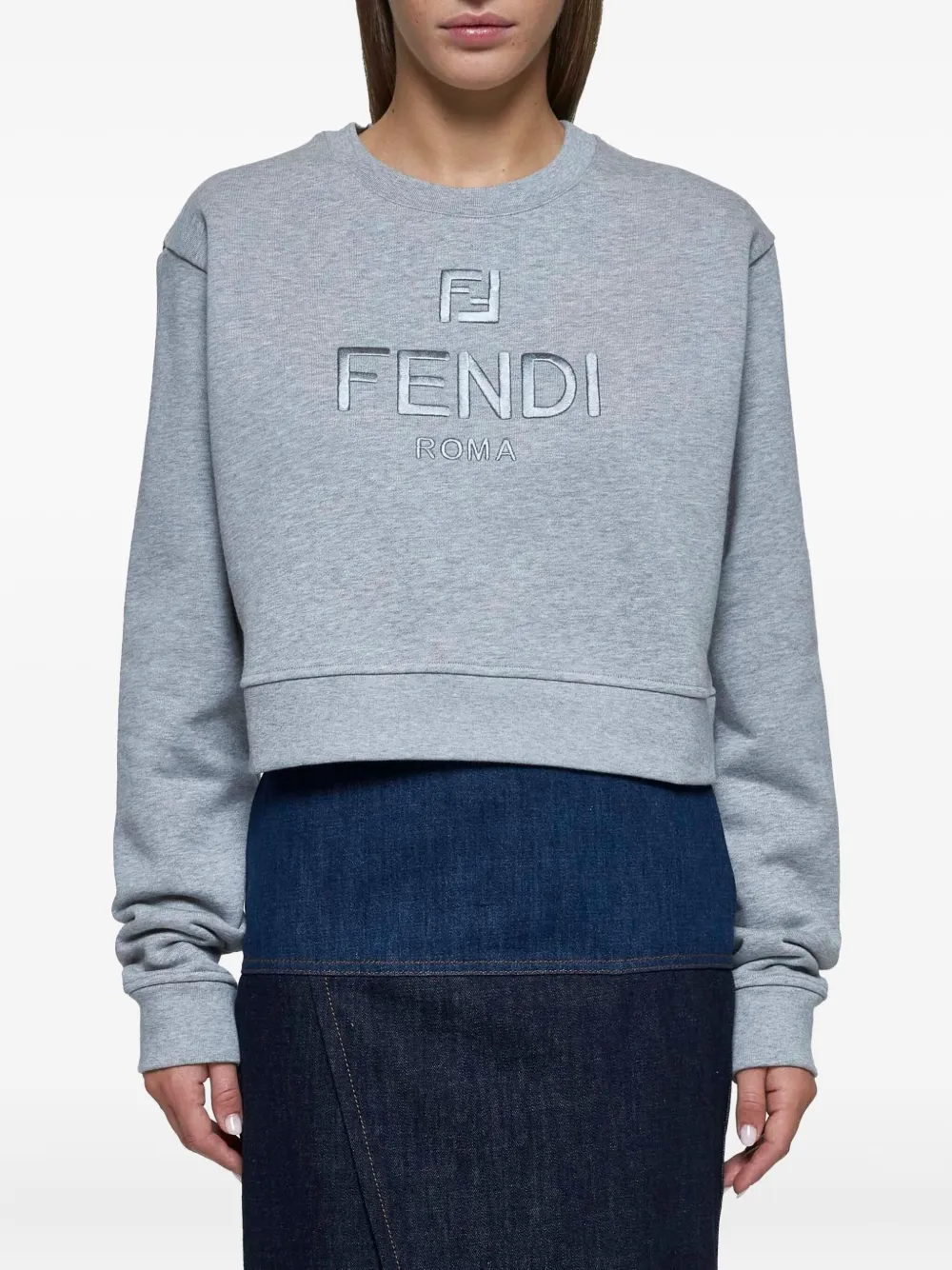 FENDI embroidered logo sweatshirt | Sweatshirts | Image 2