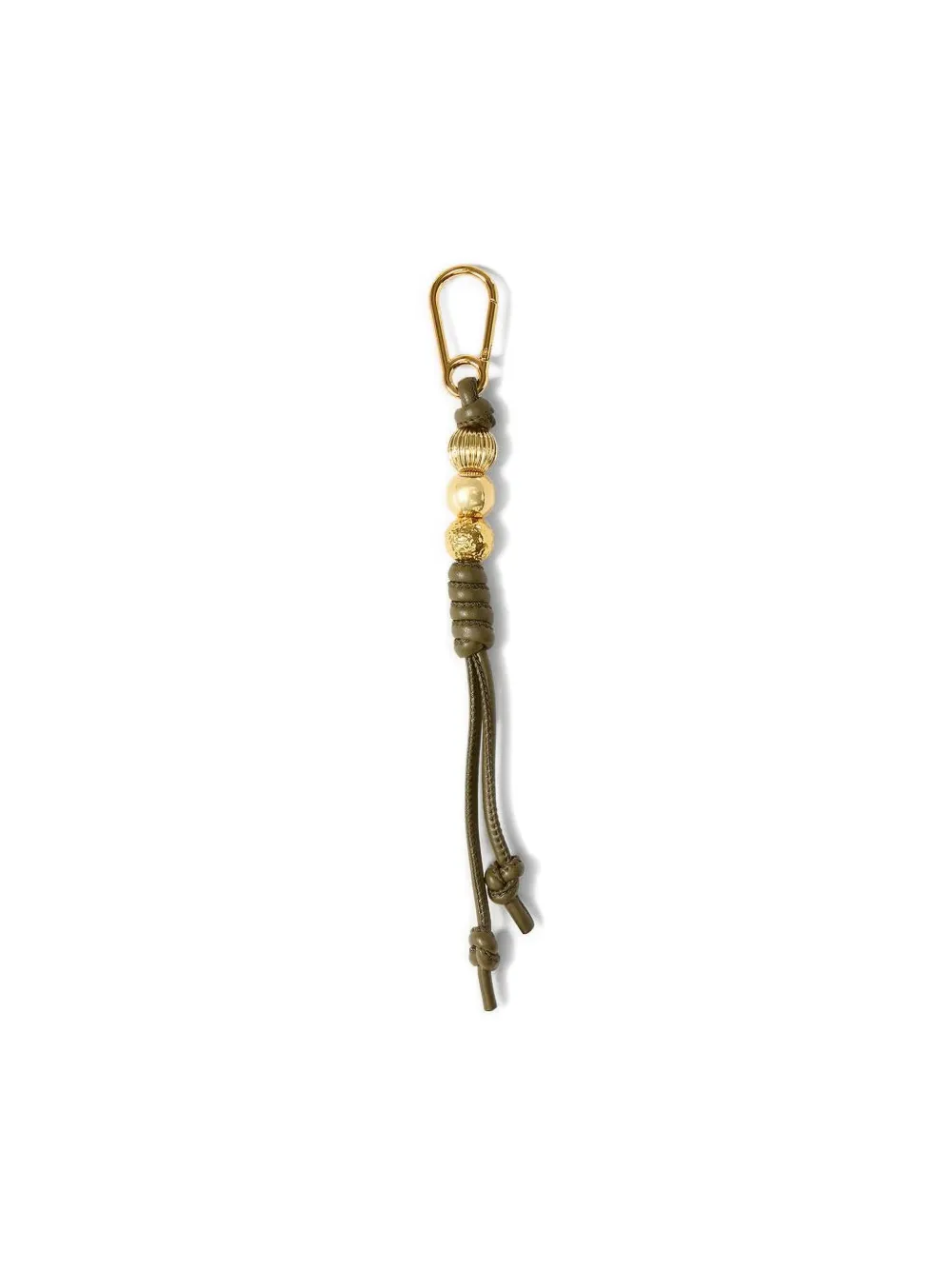 Veronica Beard Beaded Knotted Bag Charm In Green