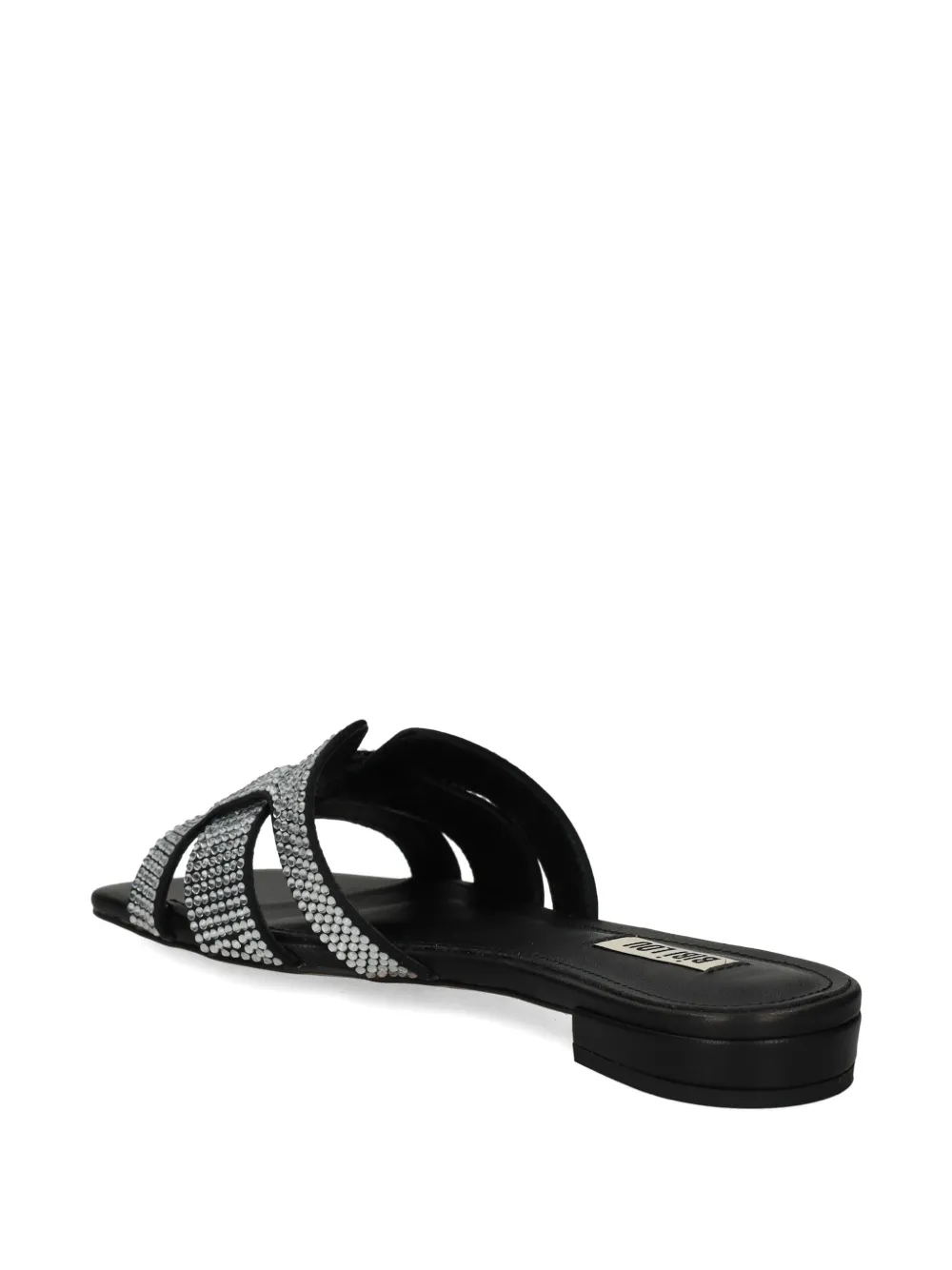 Bibi Lou embellished square-toe sandals Silver