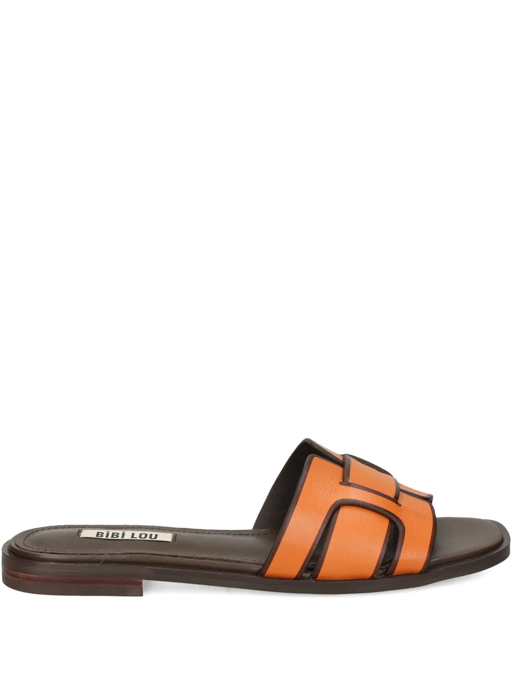 Bibi Lou leather H-strap sandals Orange