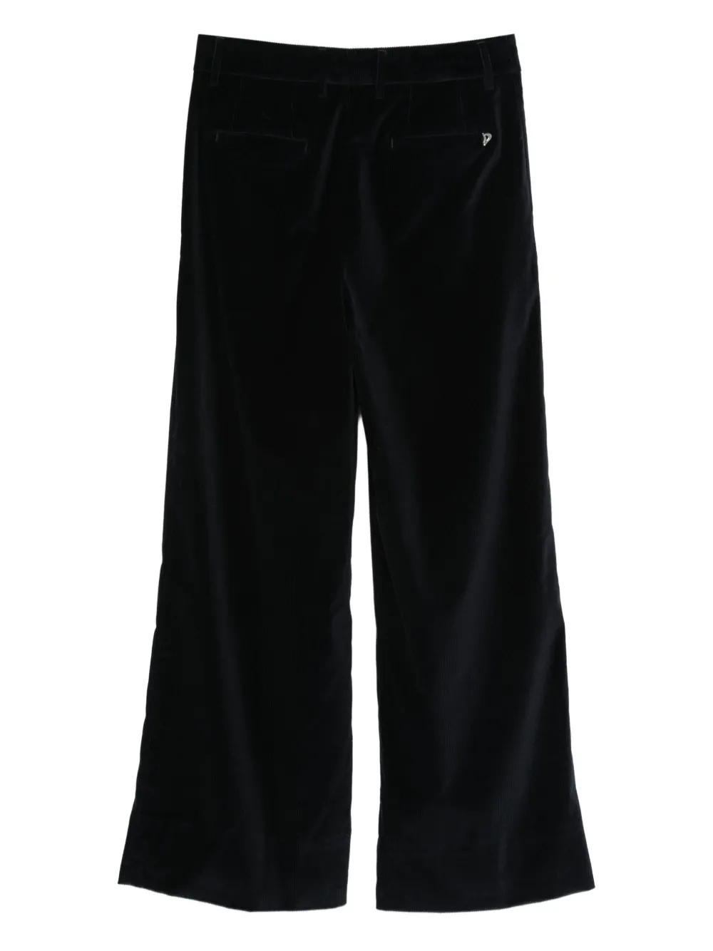 DONDUP logo-detail trousers - Blauw