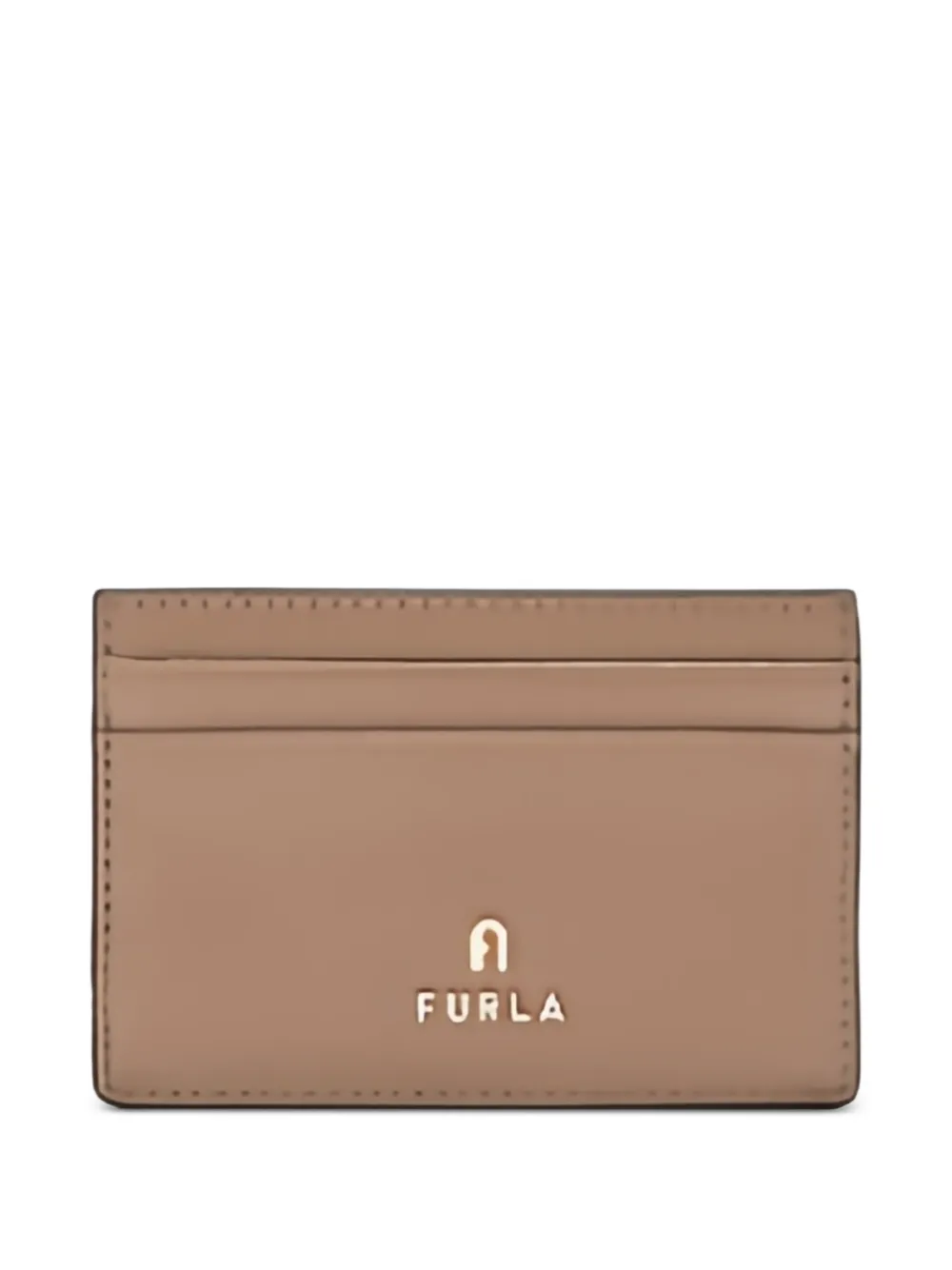 Furla Portacarte con applicazione logo - Toni neutri
