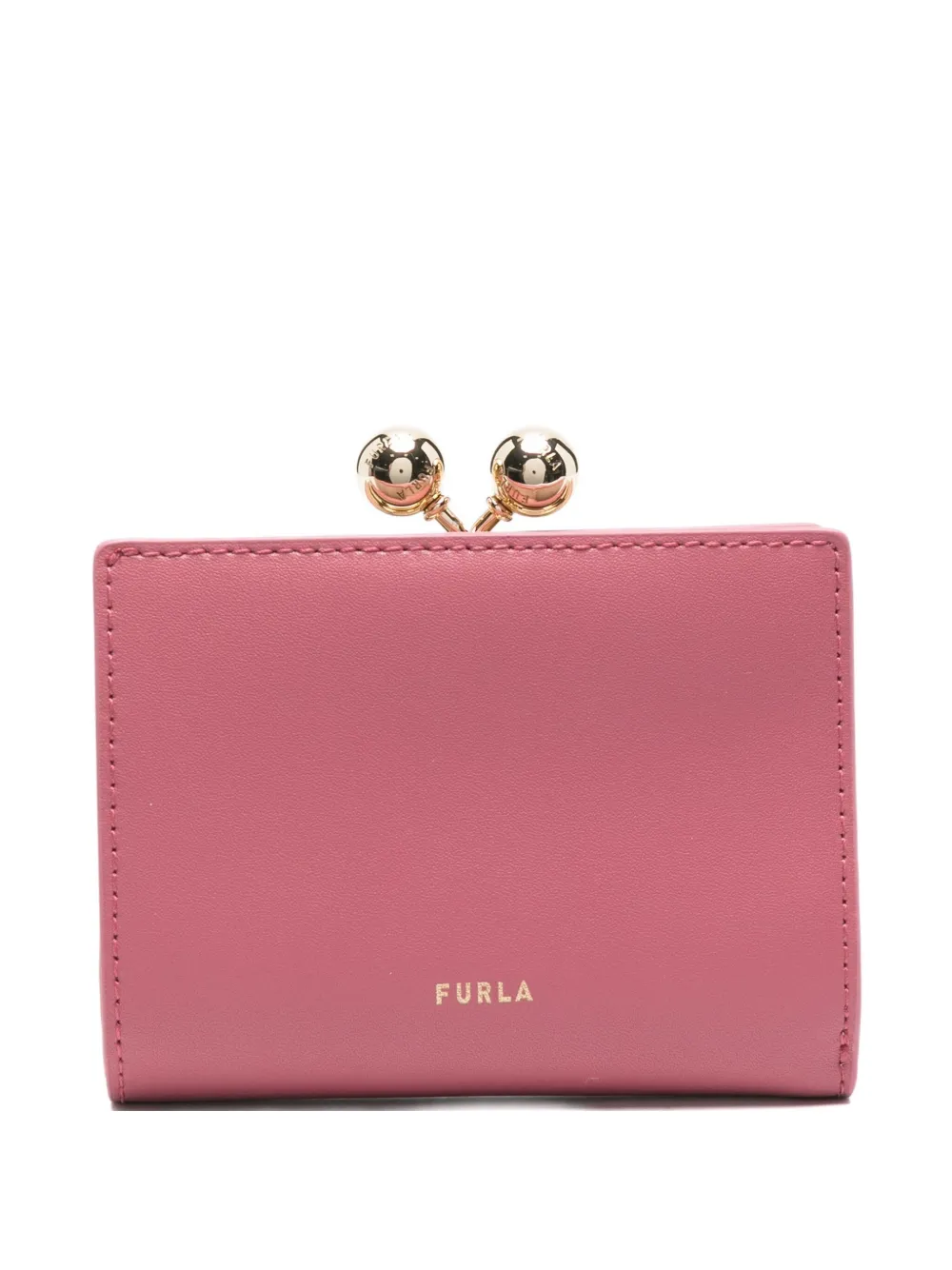 Furla Leather Wallet In Pink