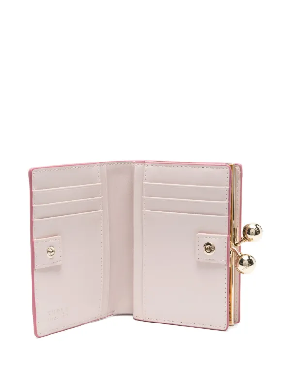 Furla Leather Wallet Pink FARFETCH ID