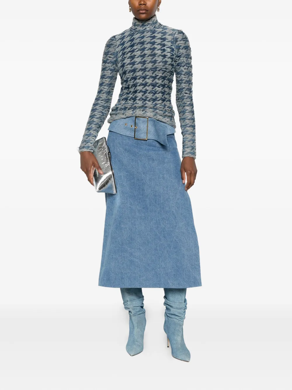 Diesel turtleneck wave-pattern sweater | Knitted Sweaters | Image 2