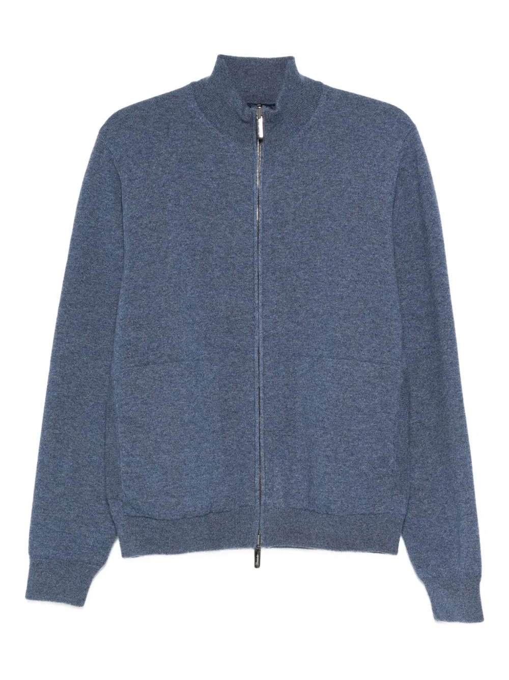 Drumohr zip-neck cashmere jacket - ブルー Drumohr zip-neck cashmere jacket - ブルー