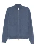Drumohr zip-neck cashmere jacket - Blue