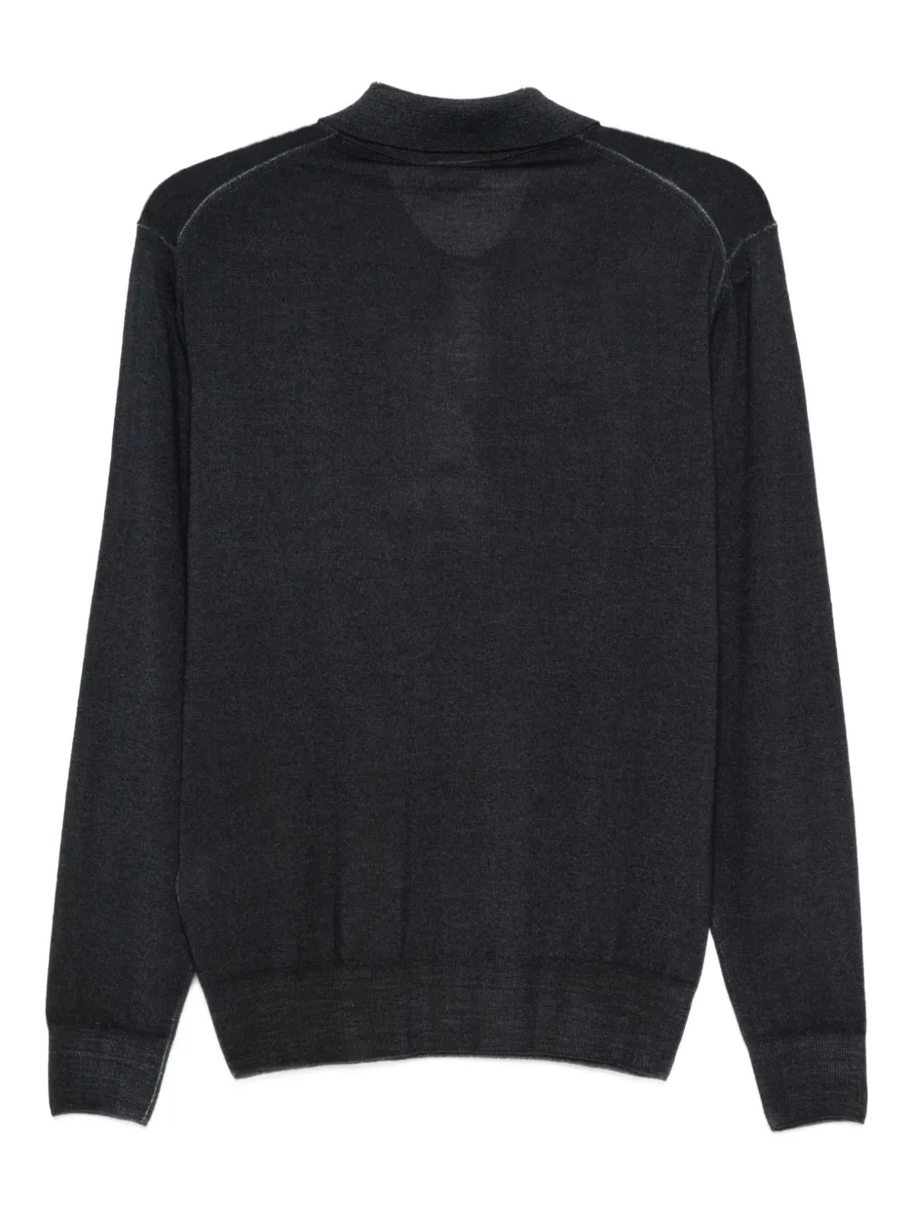 Altea Wollen poloshirt - Grijs