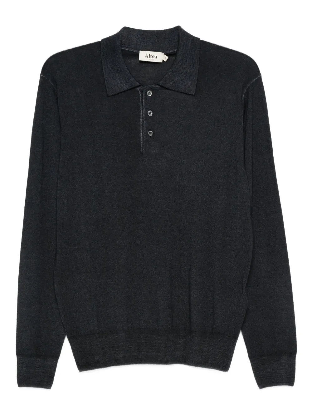 Altea wool polo shirt | Grey | Image 1