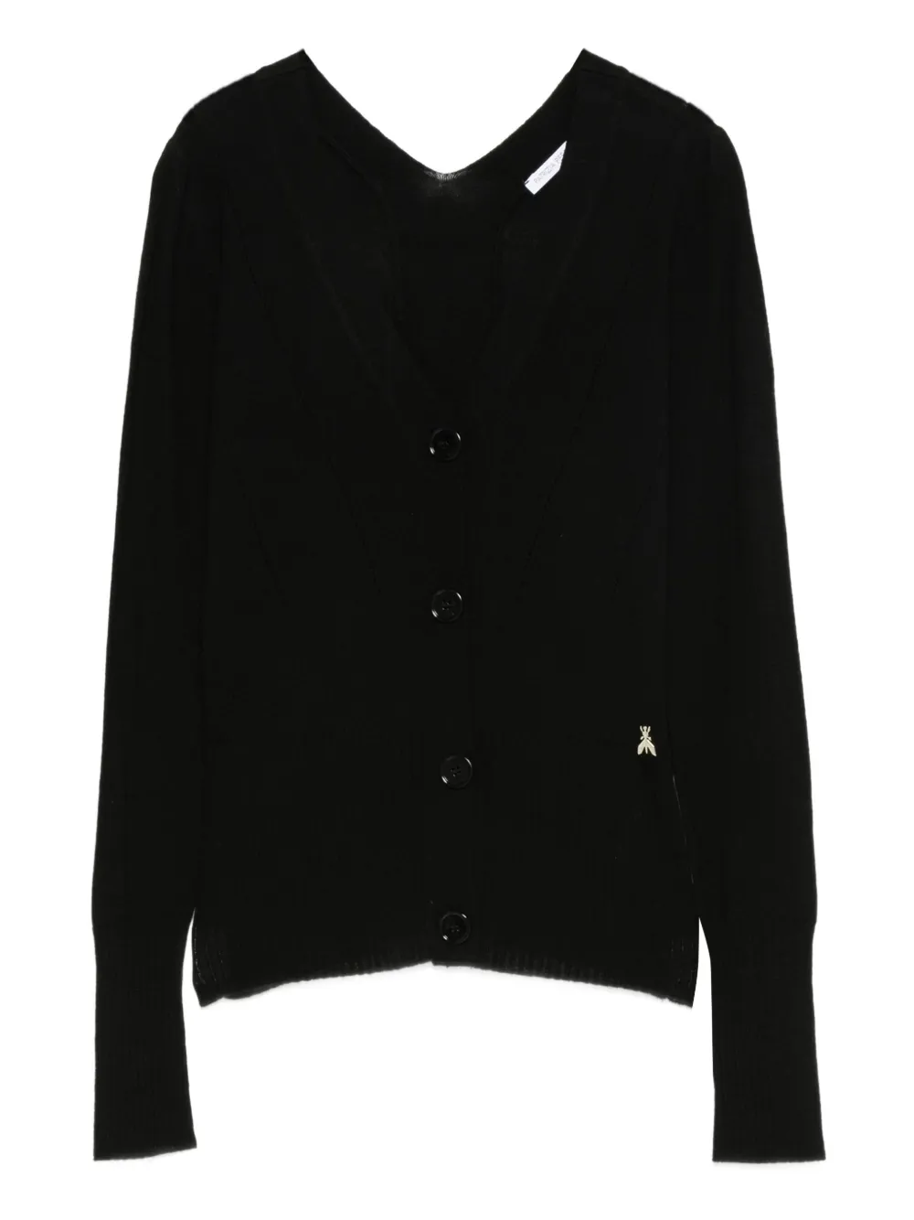 Patrizia Pepe insect-embellished button cardigan | Black | Image 1