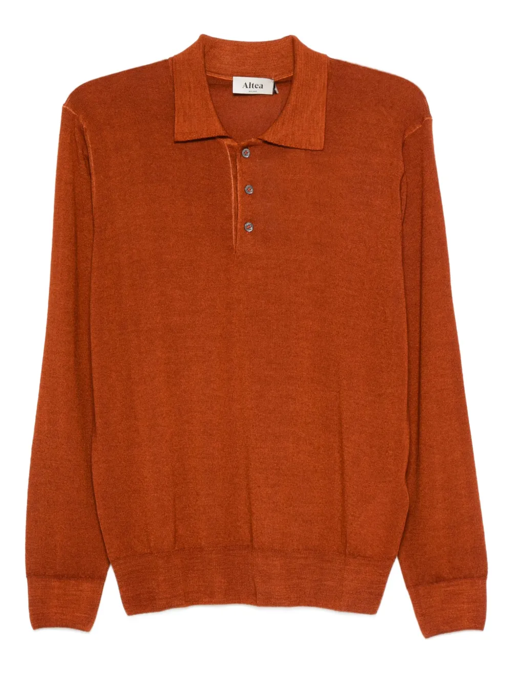 Altea long-sleeve polo shirt | Orange | Image 1