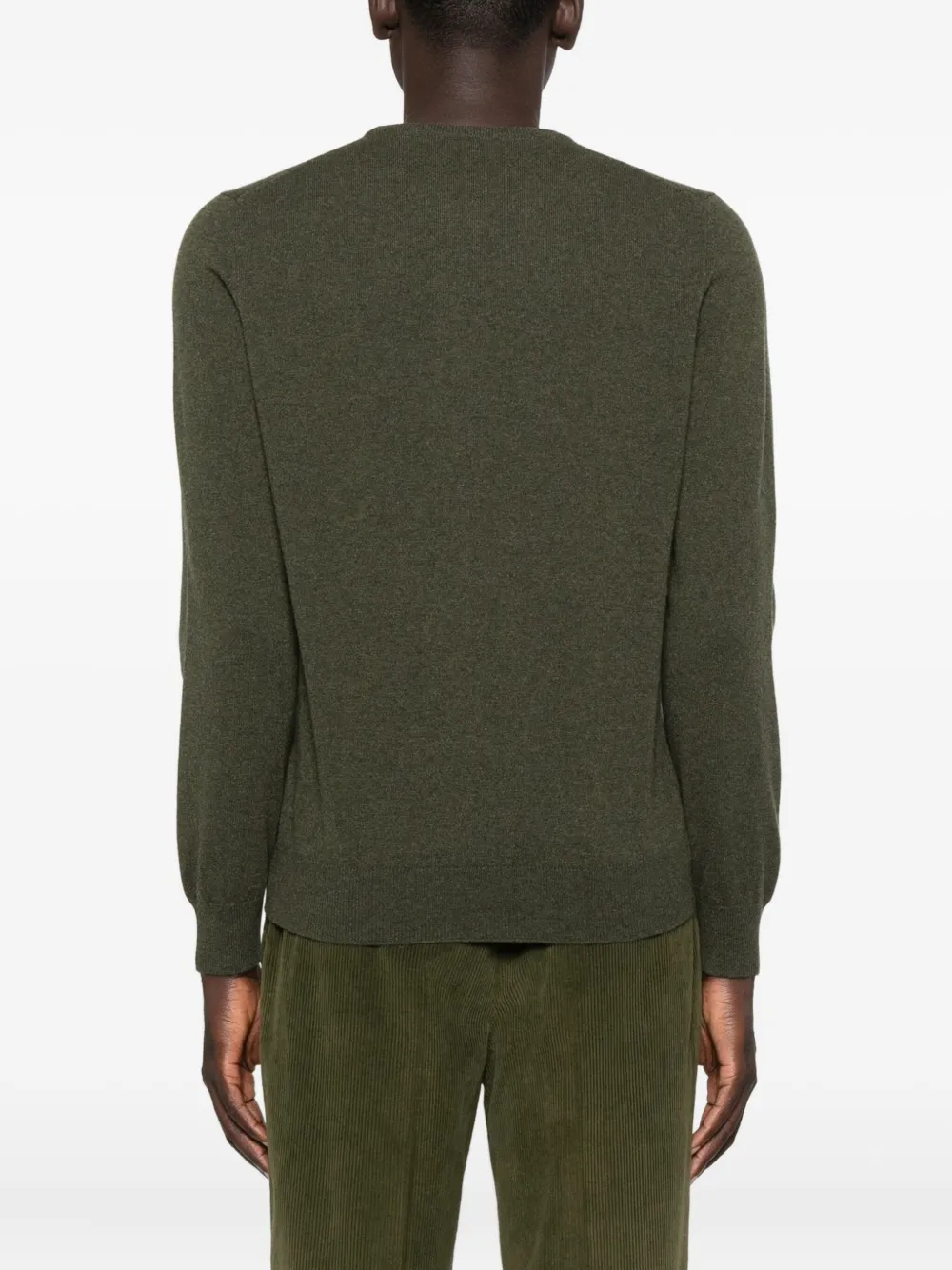 Fileria Crew-neck Cashmere Sweater In Green