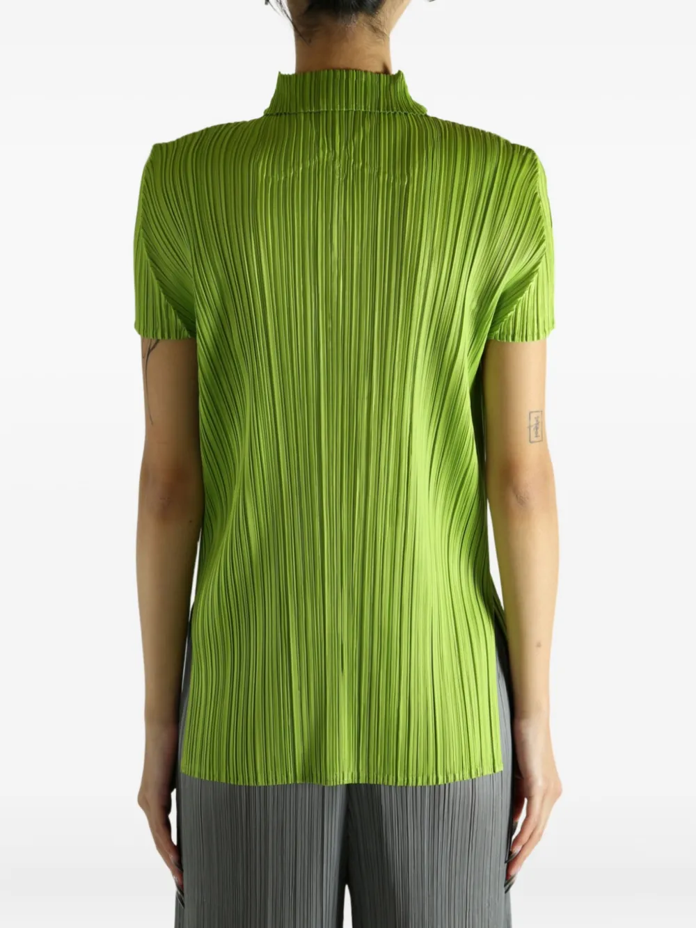 Issey Miyake Monthly Colors August Top In Green