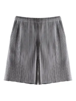 PLEATS PLEASE グレーショートパンツ Pleats Please Issey Miyake ウィメンズ ショートパンツ通販