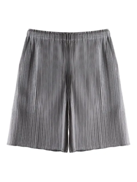 Pleats Please Issey Miyake Lucid Pleats elastic-waist shorts